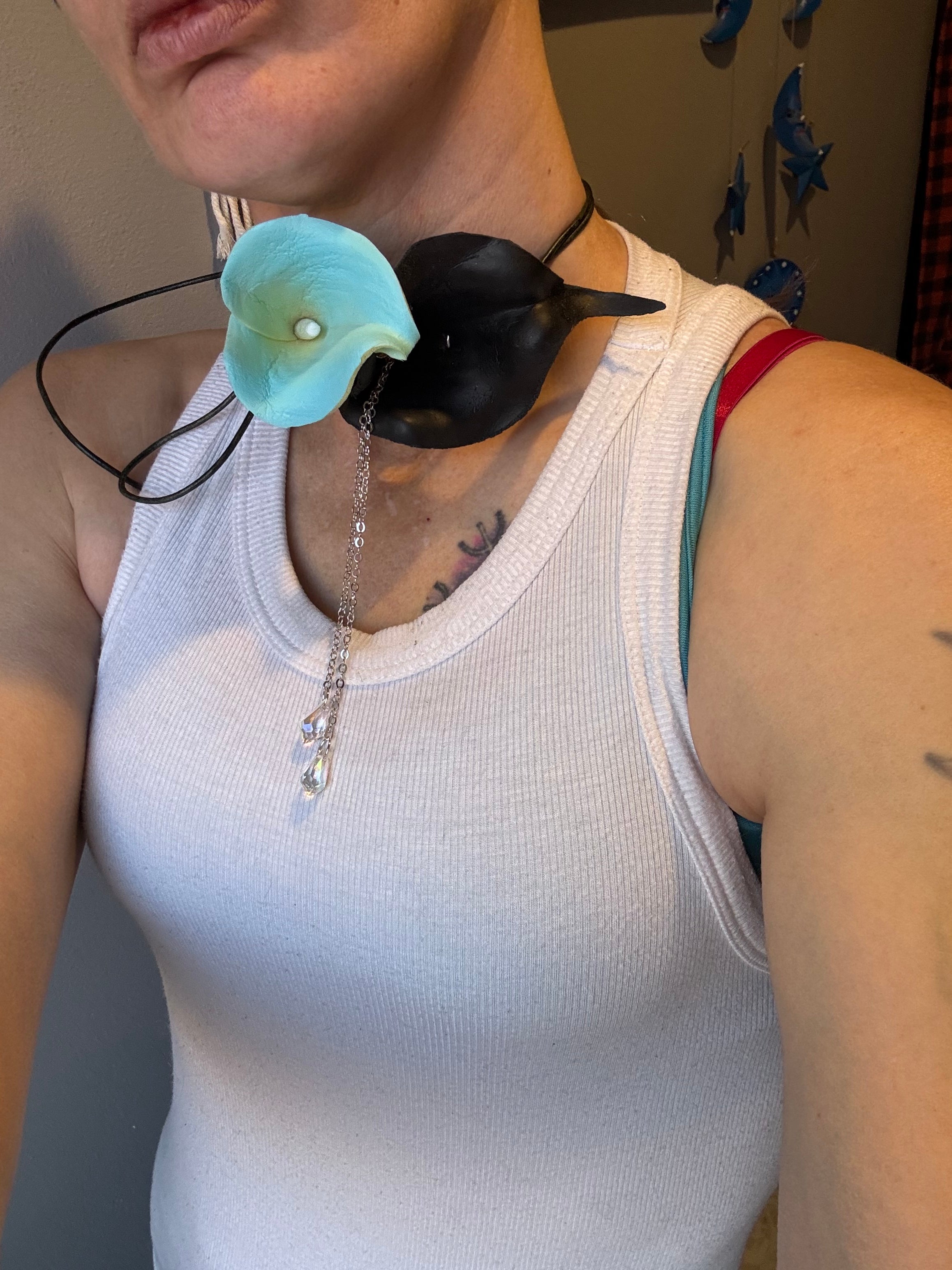 Double Calla Lily Choker